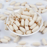 50-300Pcs 15*7mm Pine Wood Beads for Jewelry Making
