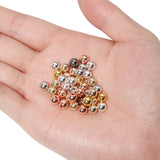 3-12mm Copper Coated Round Ball Pearl Beads for DIY Jewelry