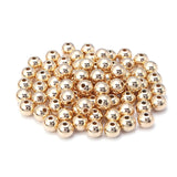 3-12mm Copper Coated Round Ball Pearl Beads for DIY Jewelry