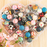 Silicone Leopard Beads 12mm/15mm Round Printed Beads DIY Jewelry Making