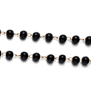 50-500cm Pearl Chain Beads Iron Chains for Jewelry Making
