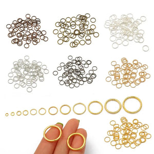 Jump Rings Silver Bronze Plated Jewelry Findings Accessories