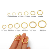 Jump Rings Silver Bronze Plated Jewelry Findings Accessories