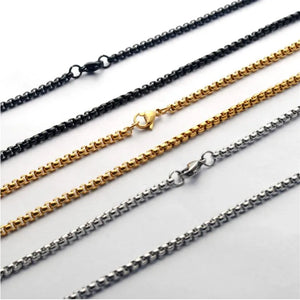 Stainless Steel Chain Lobster Clasps 3mm 70cm Necklac