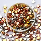 Rose Silver Star CCB Beads Spacer Beads for Jewelry Making