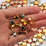 Rose Silver Star CCB Beads Spacer Beads for Jewelry Making