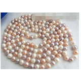 8-9mm Lavender Pink Freshwater Pearl Necklace