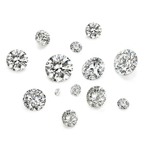 Clear Zirconia Cabochons Faceted Diamond for DIY Jewelry 1-5mm