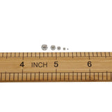 Clear Zirconia Cabochons Faceted Diamond for DIY Jewelry 1-5mm