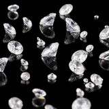 Clear Zirconia Cabochons Faceted Diamond for DIY Jewelry 1-5mm