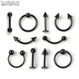 50/95Pcs Stainless Steel Body Jewelry Set