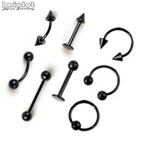 50/95Pcs Stainless Steel Body Jewelry Set