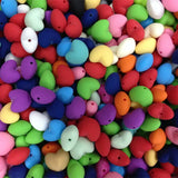 50 Beads (20mm Heart) - Loose Teething Baby Chew Jewelry Beads Teething Necklace