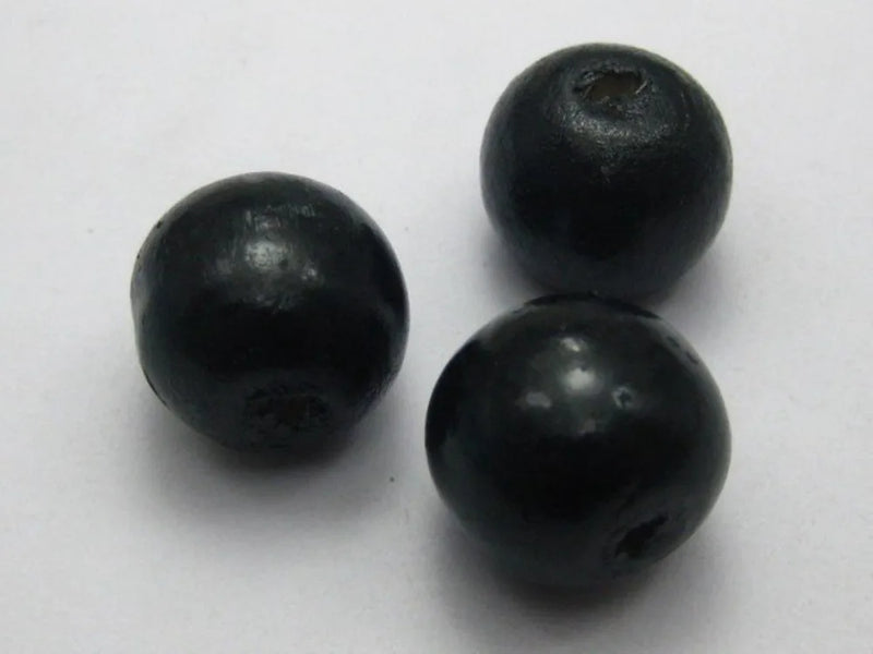 50 Round Wood Beads 16mm Wooden Beads Natural Color Craft Supplies