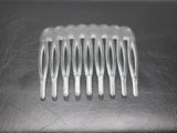 50 Clear Plastic Hair Clips Side Combs Pin 46mm