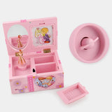 Dancing Girl Music Box Jewelry Storage Organizer