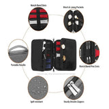Portable Watch Band Strap Organizer Storage Bag USB Cable Carrier Travel Handbag