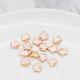 Butterfly Shape Charm Enamel Floating Pendant DIY Jewelry