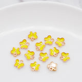 Butterfly Shape Charm Enamel Floating Pendant DIY Jewelry