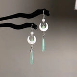 50PCS Acrylic Water Drop Pendant Charms 11x33mm DIY Jewelry Making