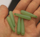 50PCS Acrylic Water Drop Pendant Charms 11x33mm DIY Jewelry Making