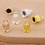 50PCS 13.5*9mm Metal Flowers Pendant Charms for DIY Jewelry Making