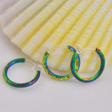 50 PCS 13mm Metal Copper Ear Clip Hook Earring Wires DIY Jewelry 8 Colors