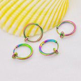 50 PCS 13mm Metal Copper Ear Clip Hook Earring Wires DIY Jewelry 8 Colors