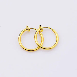 50 PCS 13mm Metal Copper Ear Clip Hook Earring Wires DIY Jewelry 8 Colors