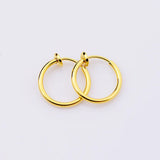 50 PCS 13mm Metal Copper Ear Clip Hook Earring Wires DIY Jewelry 8 Colors
