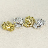 50PCS Metal Cat Charms Pendant for DIY Jewelry Making