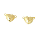 50 PCS Heart Necklace Magnet Clasps Jewelry Making DIY Accessories