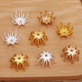 50 PCS Flower Stamen Bead Caps DIY Jewelry Making Material