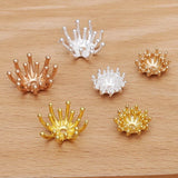 50 PCS Flower Stamen Bead Caps DIY Jewelry Making Material