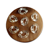 50 PCS Acrylic Chain Buckle 17x23mm for DIY Jewelry Making