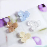 50 PCS Acrylic Flower Bead Caps for Hairpin Earrings DIY Craft
