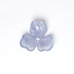 50 PCS Acrylic Flower Bead Caps for Hairpin Earrings DIY Craft
