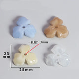 50 PCS Acrylic Flower Bead Caps for Hairpin Earrings DIY Craft