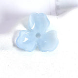 50 PCS Acrylic Flower Bead Caps for Hairpin Earrings DIY Craft