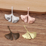 50 PCS 26x29mm Leaf Charms Brass Filigree Leaves Pendant DIY Jewelry