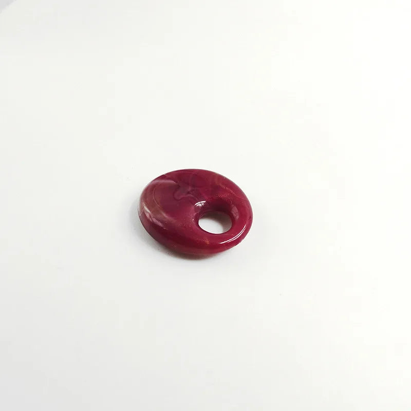 50 PCS Acrylic Oval Pendant Charms For Jewelry Making