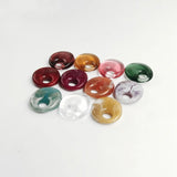 50 PCS Acrylic Oval Pendant Charms For Jewelry Making