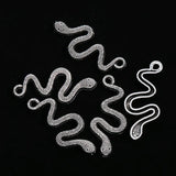 50 PCS Snake Pendant Accessories for DIY Jewelry Making