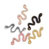 50 PCS Snake Pendant Accessories for DIY Jewelry Making