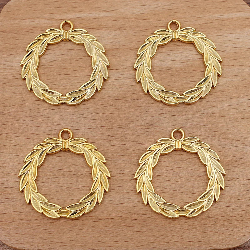 50 PCS Metal Alloy Pendant Charms 34*34mm DIY Jewelry Making Material
