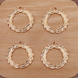 50 PCS Metal Alloy Pendant Charms 34*34mm DIY Jewelry Making Material
