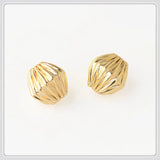50 PCS 4mm 5mm Brass Rhombus Beads Spacer For DIY Jewelry Making