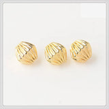 50 PCS 4mm 5mm Brass Rhombus Beads Spacer For DIY Jewelry Making