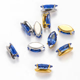 50 PCS 5x10mm Horse Eye Crystal Zircon DIY Jewelry Accessories