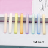 50 PCS 66x9mm Acrylic Rectangle Hairpin DIY Jewelry Making Hair Ornaments